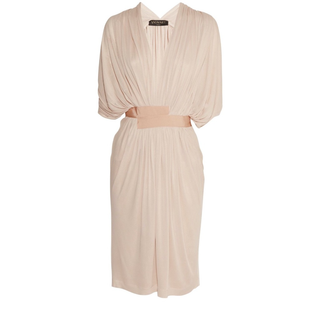 Brand new Vionnet Draped Fine-Knit Powder pink Dress Size 42 with tags still